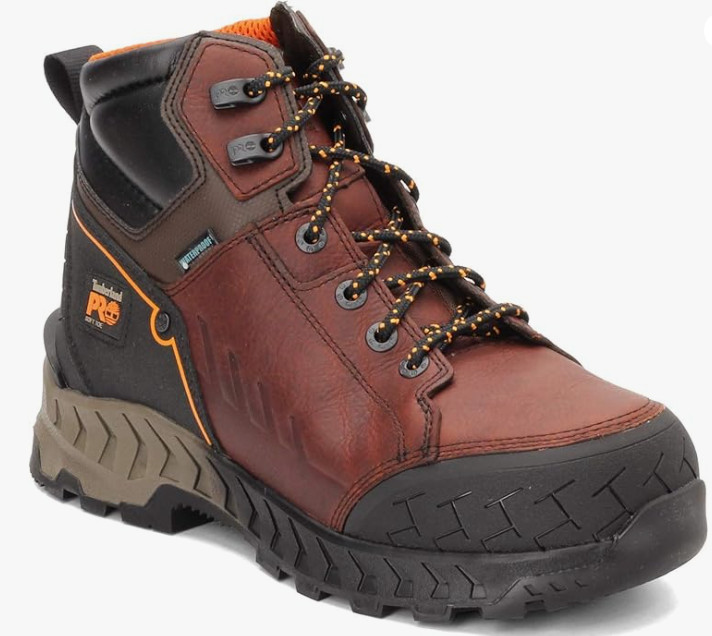 's Work Summit 6" Soft Toe Waterproof Eh Work Boots Size 8 M