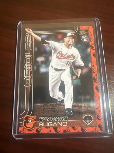 2025 Topps Series 2 - Tomoyuki Sugano Team Logo Border Short Print (RC) Orioles