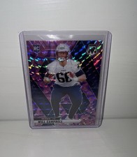 2025 Mosaic Football Will Campbell RC Rookie Purple Reactive #378 Patriots
