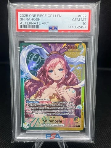 One Piece Shirahoshi OP11-022 PSA 10 Gem Mint