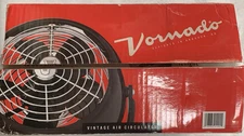 Vornado Vintage Air Circulator Vintage 6 Black Metal Fan 2 Speed New Open Box