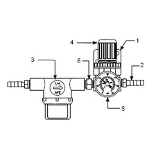 AJ Antunes 7000314 Single Water Pressure Regulator Kit
