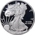 2018-S Silver American Eagle $1 NGC PF70 UCAM Early Releases Blue Label - STOCK