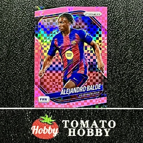 ALEJANDRO BALDE /75 PINK POWER REFRACTOR PANINI PRIZM FIFA 2025-26 BARCELONA