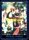 1992 INVESTOR'S JOURNAL MICHAEL JORDAN BLUE FOIL CARD #100 • ONLY 1,750 (9V11)
