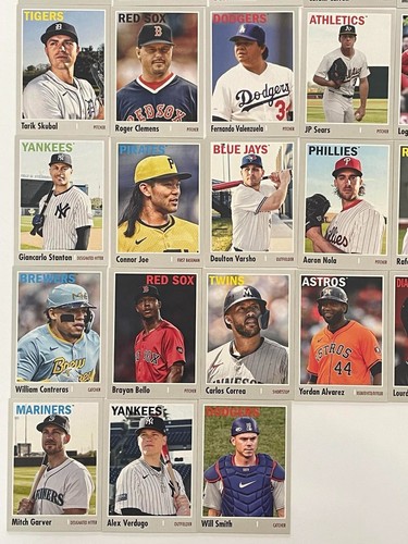 2024 Topps Archives HUGE LOT 117 CARDS Stars HOF Ohtani Judge NO DUPES #152-299 - Picture 6 of 17
