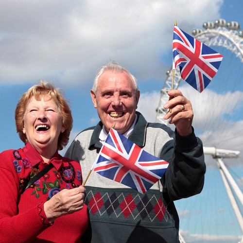 2025 Union Jack Flag Hand Waving UK Event Celebration Union Flags Party Decor - Picture 2 of 12