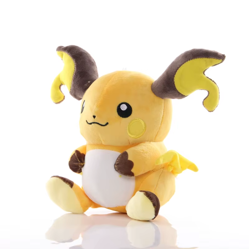 ⚡ 8 IN Raichu Plush Doll | TAKARA TOMY Pokémon Stuffed Toy Gift for Kids - Picture 3 of 6
