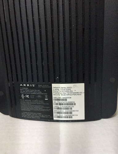 Arris TG1672G Touchstone Telephony Gateway WIFI (2,5 GHz - 5,0 GHz) modem 4 ports - Photo 3/4