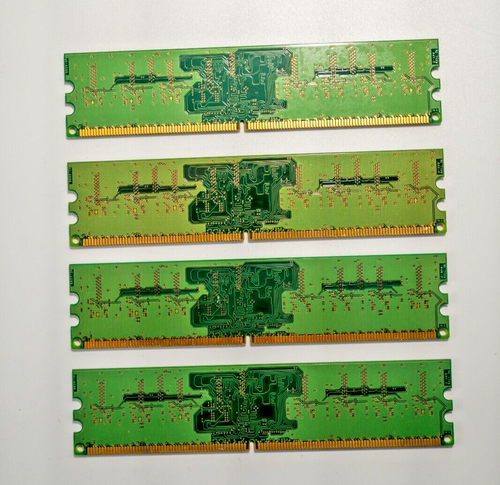 (4) Hynix 1GB 1Rx8 PC2-6400U-666-12 - Picture 2 of 2