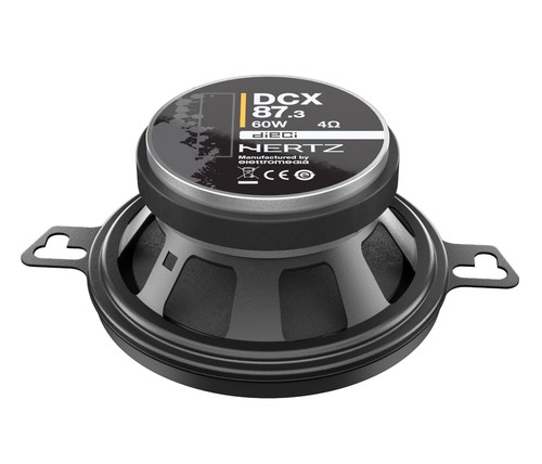 Hertz 60W 2-Way 87mm 3.4" Coaxial Car Audio Speaker PAIR DIECI DCX 87.3 - Picture 3 of 3