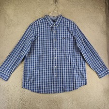 Chaps Shirt Mens 2XL Long Sleeve Button Down Dress Casual