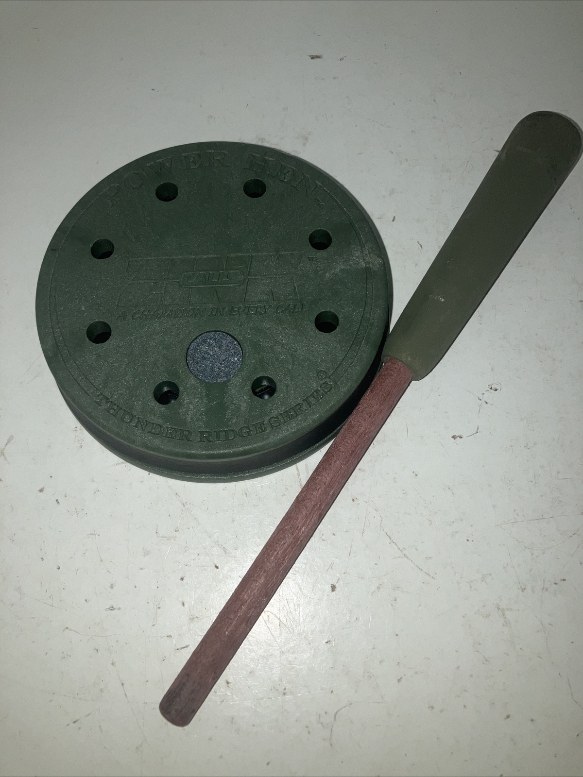 Zink Power Hen Thunder Ridge Series Friction Turkey Calls,Hunter Green-ZNKZNK303