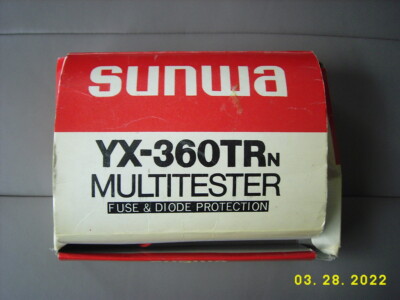 SUNWA YX-360TRn Analog MULTI TESTER MULTI METERS PLUS 2 SMALLER METERS USED 
