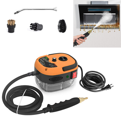 #ad Handheld Steam Cleaner 2500W with Brush Heads f Kitchen Furniture Bathroom P1I7 $24.69