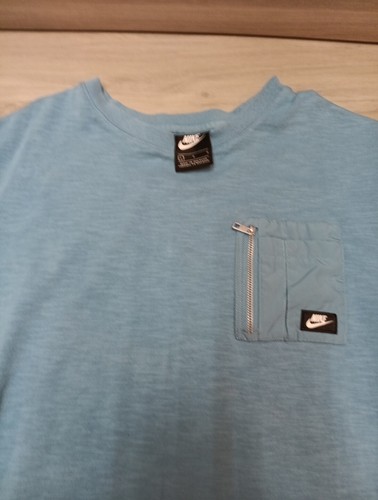 Nike Sportswear Pocket Short Sleeve Shirt Men's Large CJ4323-424 Blue Cerulean - Picture 7 of 24