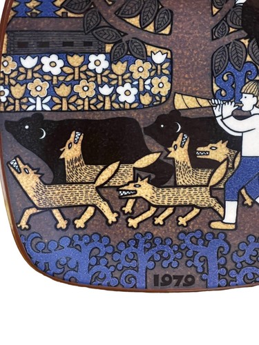 Vintage Arabia Finland Kalevala 1979 Annual Plate Raija Uosikkinen Wall Plate - Picture 2 of 5