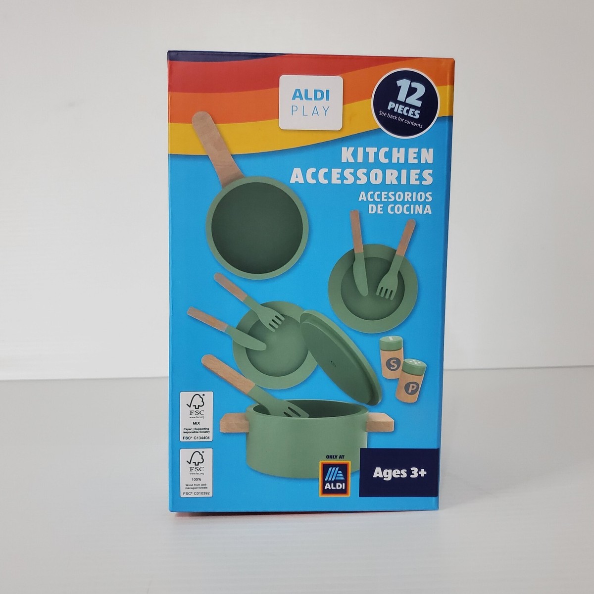 New 2025 ALDI Play Kitchen Accessories Children's Toy Set Crofton