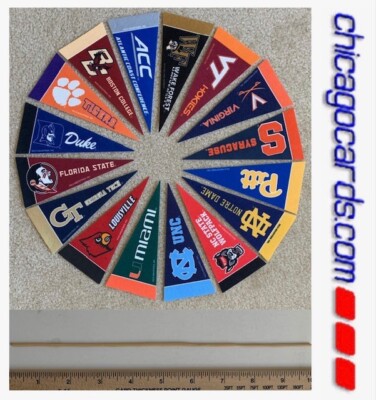 Big Ten Conference Pennant Set - 14 Full Size 12x30 Inch Felt Pennants With School Logos - View #3