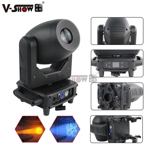 V-Show LED 150W Spot LED Beam Moving Head Light Gobo Spot Stage Lighting DJ DMX - Picture 2 of 12