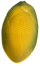 Vintage Serving Dish Corn On The Cob Made In Brazil 12.5” Long Please Read!