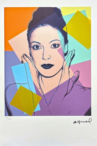 ANDY WARHOL - Karen Kain - signed, numbered edition 72/100, 38 x 56 cm