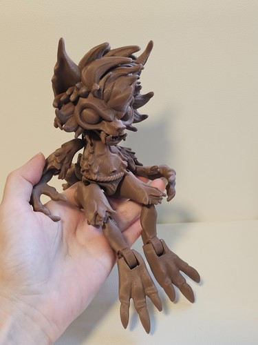 Articulated Werewolf, Flexi Halloween gift, 3D Printed - Picture 66 of 71