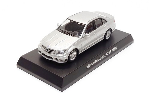 Kyosho 1:64 Minicar Collection - Mercedes-Benz C63 AMG - Silver - Picture 3 of 4