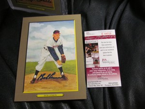 Bob-Lemon-AUTOGRAPHED-Great-moments-No-67-Perez-Steel-Photo-PSA-Cert