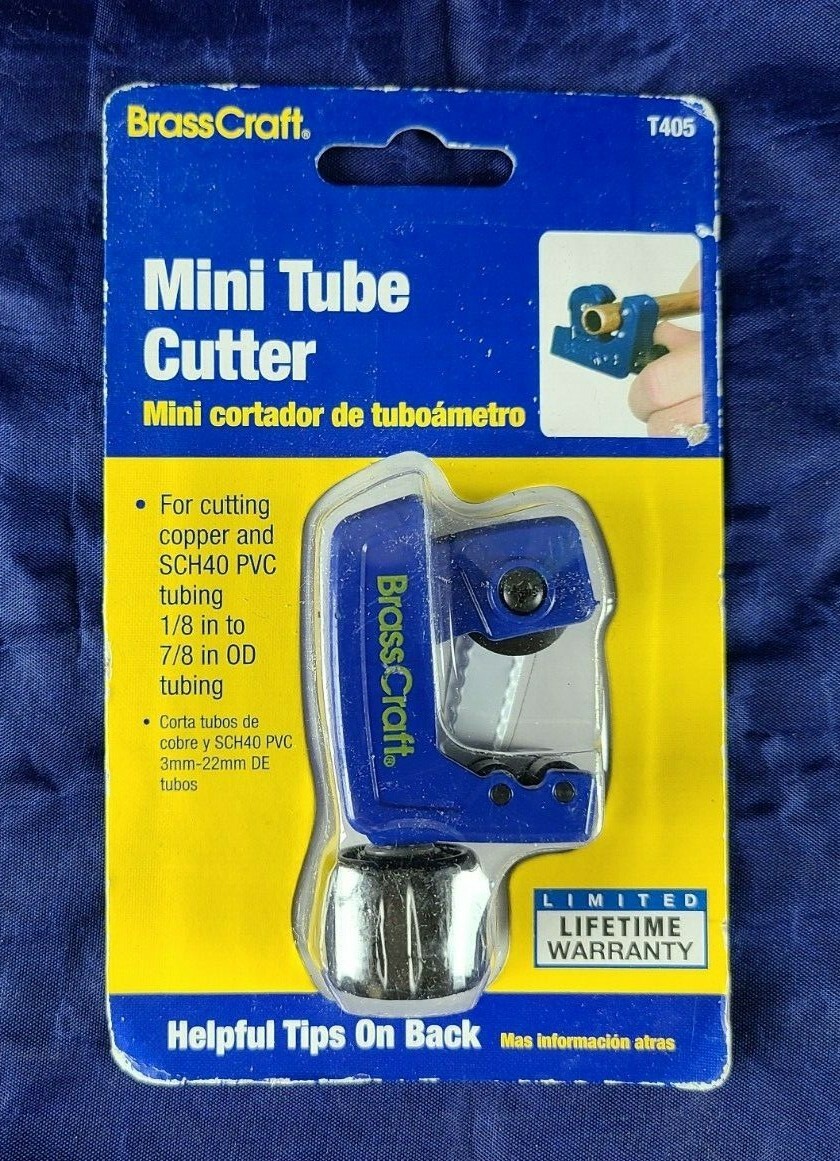 Brass Craft BrassCraft Mini Tubing Cutter With Rollers T405 for sale online eBay