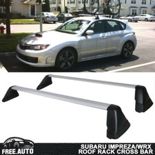 Aluminum Roof Rack Cross Bar Oe Style Pair 2pc Fits 08-14 Subaru Impreza Wrx Sti