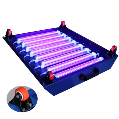 110V Screen Printing 19.6''* 23.6'' Push & Pull LED Movable Exposure Unit