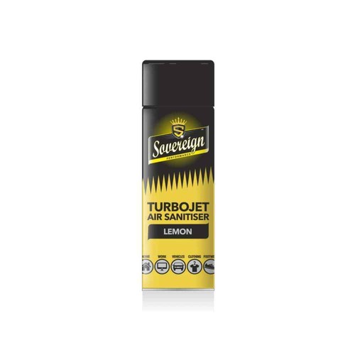 8 x SOVEREIGN TURBO JET AIR FRESHENER SANITISER SPRAY CAR HOME OFFICE BLAST CAN - Picture 7 of 24