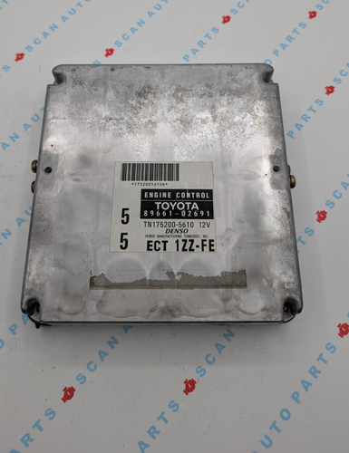 Used 2000 TOYOTA COROLLA DENSO 8966102691 ECU TN175200-5610 - Picture 2 of 4