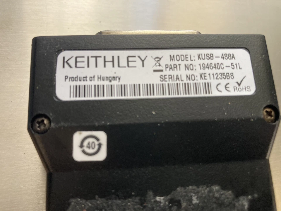 Controlador GPIB para USB KEITHLEY KUSB-488A, PN 194640C-51L Foto 4 de 4