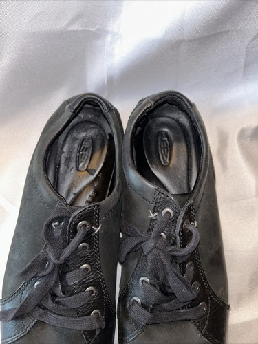Keen Presidio Womens Size 9.5 Lace-up Black Leather Comfort Walking Hiking Shoes - Picture 6 of 8