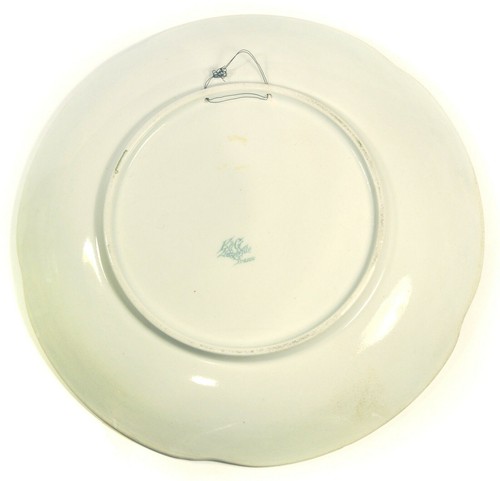 K & G Luneville France Early Century 1920's - 1930's 11.5" Decorative Wall Plate - Picture 2 of 3
