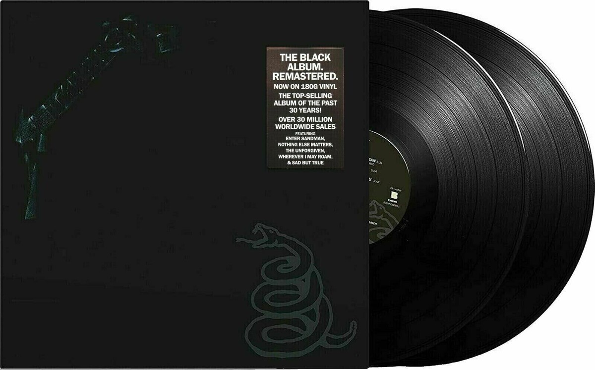 LLICA - メタリカ “Black Album” 【輸入盤2LP】 METALLICA s/t