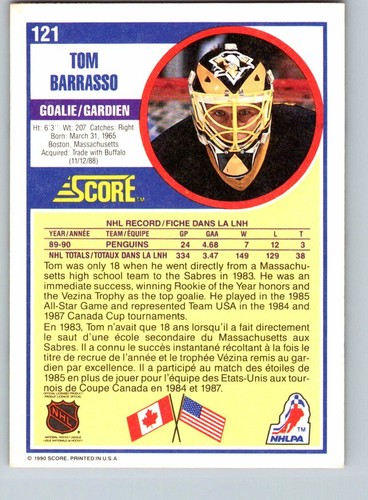1990-91 Score Canadian Bilingual NHL Hockey Cards (1 - 250) - U-Pick From List - Picture 149 of 347
