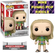 FUNKO POP WWE RIDDLE WRESTLING FIGUR - WWE SERIE 115 ELITE BASIC RAW NEU FK64179