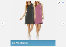 32 DEGREES Ladies' Reversible Dress (HT Pink/HT Charcoal, Size-S) NWT