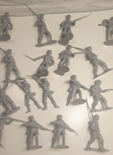 Marx MXR-FIUG "ACW 1st Issue Union Infantry (GRAY)" 1/32 Plastic Toy Soldiers - 第 4/5 張圖片
