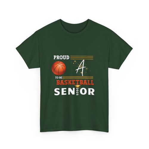 Basketball Senior T-Shirt, Graduation Gift for Basketball Player Class of 2025 - Picture 20 of 29