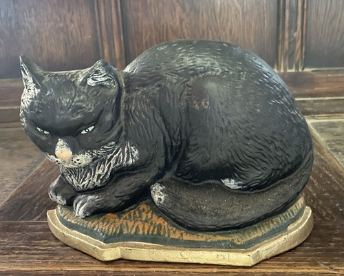 Crabby Cat Türstopper - antike Reproduktion - Bild 1 von 2