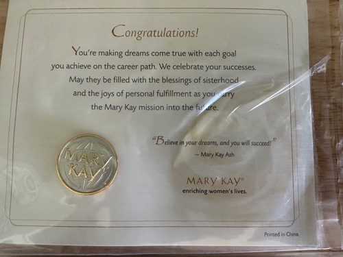 Mary Kay Congratulations Pin Lot 4 New Achievement Beauty Consultant Award Metal - Picture 2 of 8