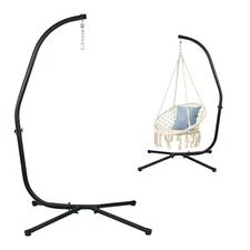 Aoodor Hammock C Stand(Only) Solid Steel Construction For Hanging Swing Chair