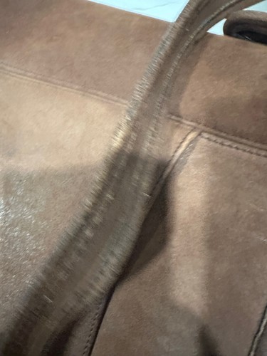 Coach 9060 Borsa Borsone Slim Marrone Scamosciato - Foto 11 di 16