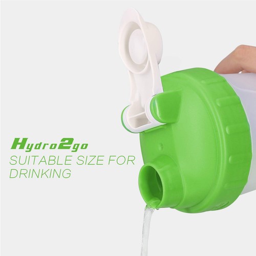 16 OZ Shake Bottle Protein Powder Shaker Blender Gym Smoothie Cup two storage - Picture 17 of 66