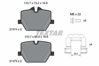 Textar BremsbeläGe Bremsbelegsatz Hinten FüR BMW 3Er Touring Toyota Supra