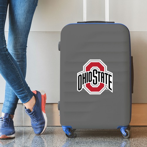 Fanmats NCAA Ohio State Buckeyes Decal Large 8"X8" Auto Truck RV Cooler Luggage - Picture 2 of 2